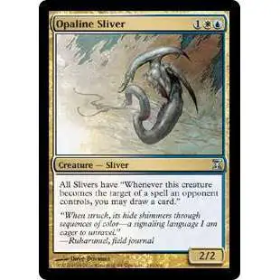 MtG Trading Card Game Time Spiral Uncommon Foil Opaline Sliver #244