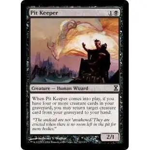 MtG Trading Card Game Time Spiral Common Pit Keeper #123