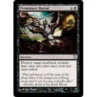 MtG Trading Card Game Time Spiral Uncommon Premature Burial #125