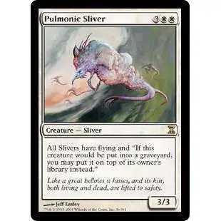 MtG Trading Card Game Time Spiral Rare Pulmonic Sliver #36