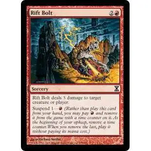 MtG Trading Card Game Time Spiral Common Rift Bolt #176