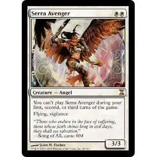 MtG Trading Card Game Time Spiral Rare Serra Avenger #40