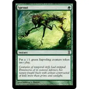 MtG Trading Card Game Time Spiral Common Sprout #221