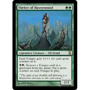 MtG Trading Card Game Time Spiral Rare Thelon of Havenwood #227