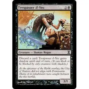 MtG Trading Card Game Time Spiral Common Trespasser il-Vec #138