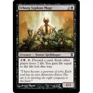 MtG Trading Card Game Time Spiral Common Urborg Syphon-Mage #139