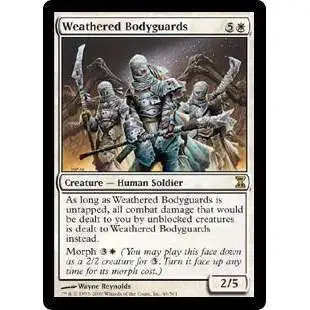 MtG Trading Card Game Time Spiral Rare Weathered Bodyguards #46