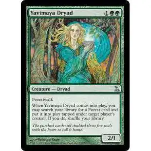 MtG Trading Card Game Time Spiral Uncommon Yavimaya Dryad #235