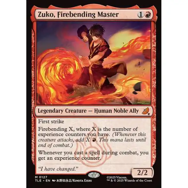 avatar the last airbender mtg card count Katara, Waterbending Master [Avatar: Airbender: Eternal-Legal III Exile this Saga Aang, Airbending Master