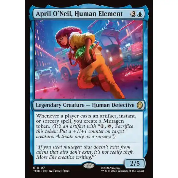 MTG April O'Neil, Human Element 英語 4枚セット Magic The Gathering Teenage Mutant Ninja Turtles Eternal Single