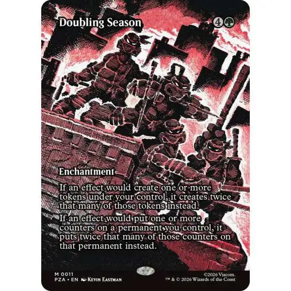 MtG Teenage Mutant Ninja Turtles Eternal Mythic Rare Doubling Season #11
