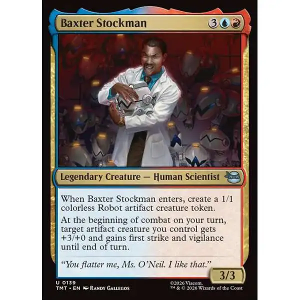 MtG Teenage Mutant Ninja Turtles Uncommon Baxter Stockman #139