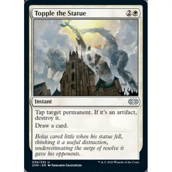 MtG Double Masters Uncommon Topple the Statue #36