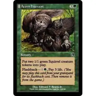 MtG Torment Common Foil Acorn Harvest #118