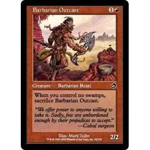 MtG Torment Common Foil Barbarian Outcast #92