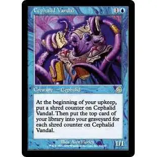 MtG Torment Rare Cephalid Vandal #31