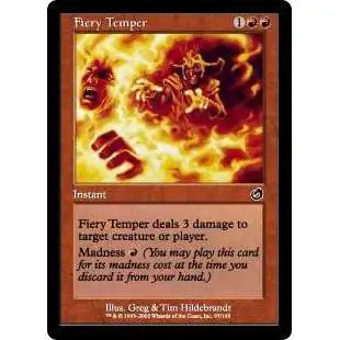 MtG Torment Common Foil Fiery Temper #97