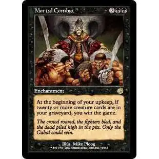 MtG Torment Rare Mortal Combat #71 [Lightly Played]