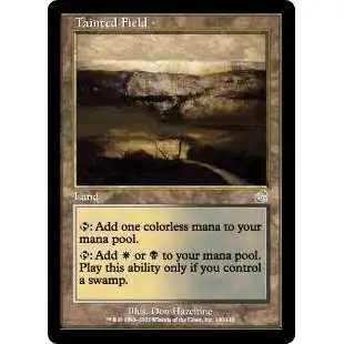 MtG Torment Uncommon Foil Tainted Field #140 [Moderately Played]