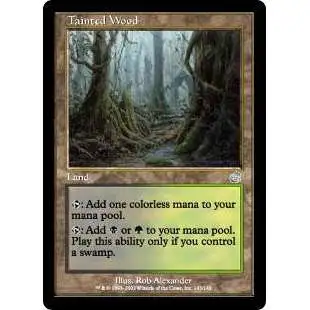 MtG Torment Uncommon Foil Tainted Wood #143 [Moderately Played]