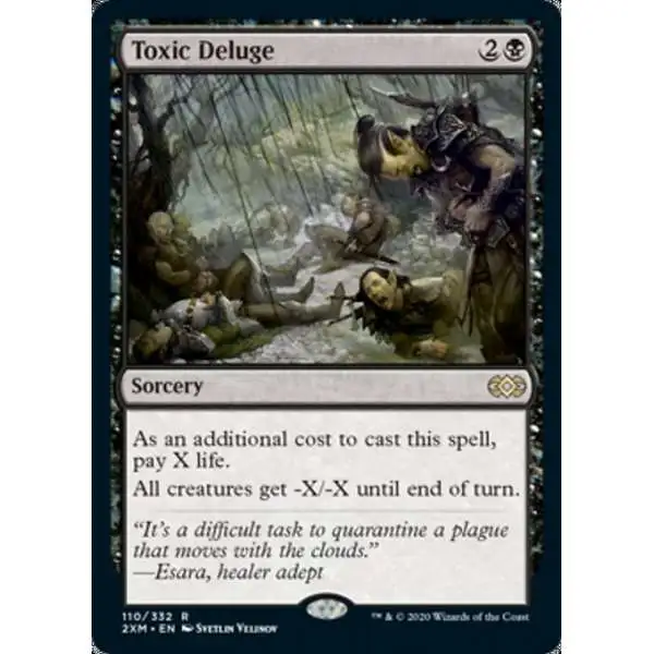 Magic The Gathering Double Masters Single Card Rare Toxic Deluge