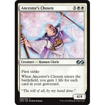 MtG Ultimate Masters Uncommon Foil Ancestor's Chosen #9