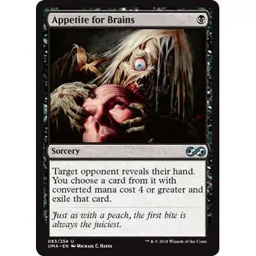 MtG Ultimate Masters Uncommon Foil Appetite for Brains #83