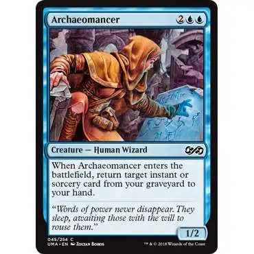 MtG Ultimate Masters Common FOIL Archaeomancer #45
