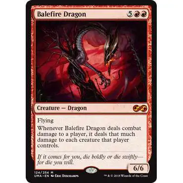 MtG Ultimate Masters Mythic Rare Foil Balefire Dragon #124