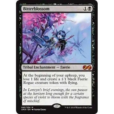 MtG Ultimate Masters Mythic Rare Bitterblossom #85