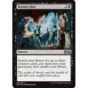 MtG Ultimate Masters Uncommon FOIL Buried Alive #88