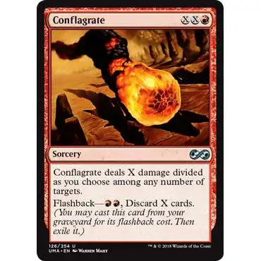 MtG Ultimate Masters Uncommon FOIL Conflagrate #126