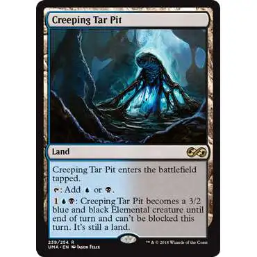 MtG Ultimate Masters Rare Foil Creeping Tar Pit #239