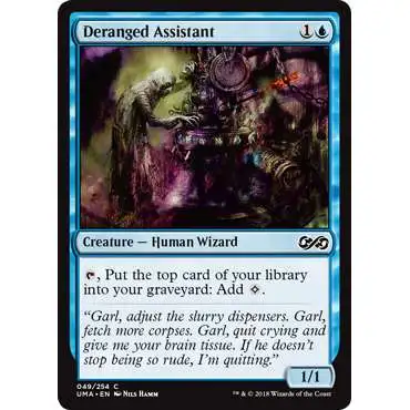 MtG Ultimate Masters Common Foil Deranged Assistant #49