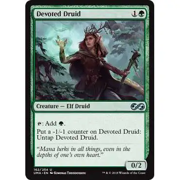 MtG Ultimate Masters Uncommon Foil Devoted Druid #162