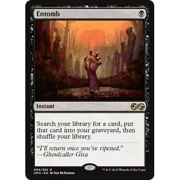 MtG Ultimate Masters Rare Foil Entomb #94
