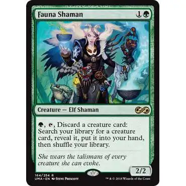 MtG Ultimate Masters Rare Foil Fauna Shaman #164