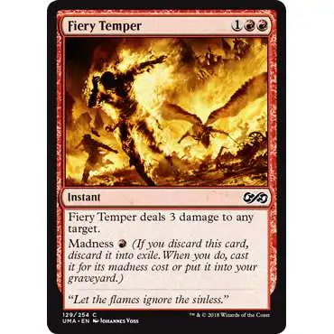 MtG Ultimate Masters Common Fiery Temper #129