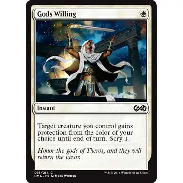 MtG Ultimate Masters Common Foil Gods Willing #18