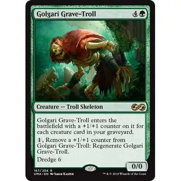 MtG Ultimate Masters Rare Foil Golgari Grave-Troll #167