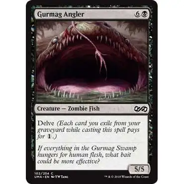 MtG Ultimate Masters Common Foil Gurmag Angler #102
