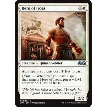 MtG Ultimate Masters Uncommon Foil Hero of Iroas #20