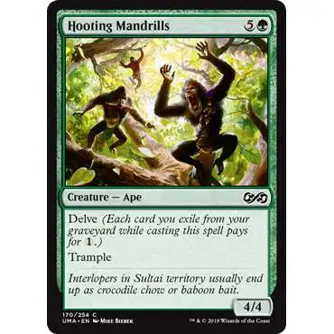 MtG Ultimate Masters Common Foil Hooting Mandrills #170