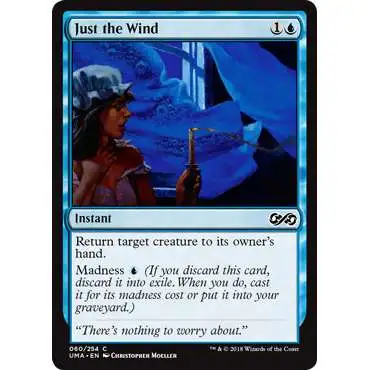 MtG Ultimate Masters Common Foil Just the Wind #60