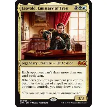 MtG Ultimate Masters Mythic Rare Leovold, Emissary of Trest #202