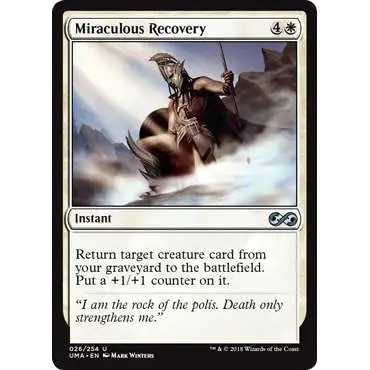 MtG Ultimate Masters Uncommon Miraculous Recovery #26
