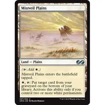 MtG Ultimate Masters Uncommon Foil Mistveil Plains #247
