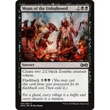 MtG Ultimate Masters Common Foil Moan of the Unhallowed #107