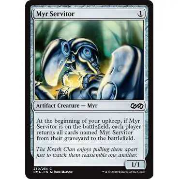 MtG Ultimate Masters Common Myr Servitor #230