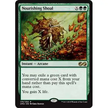 MtG Ultimate Masters Rare Foil Nourishing Shoal #175